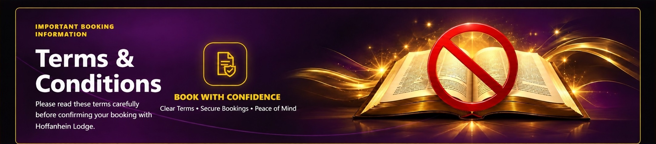Terms & Conditions - Book with Confidence